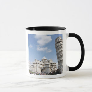 Italië, Pisa. Kathedraal, doopkapel en Scheve Tore Mok