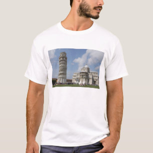 Italië, Pisa. Leaning Tower of Pisa en T-shirt