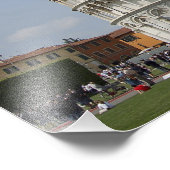 Italië, Pisa. Leaning Tower of Pisa Foto Afdruk (Hoek)