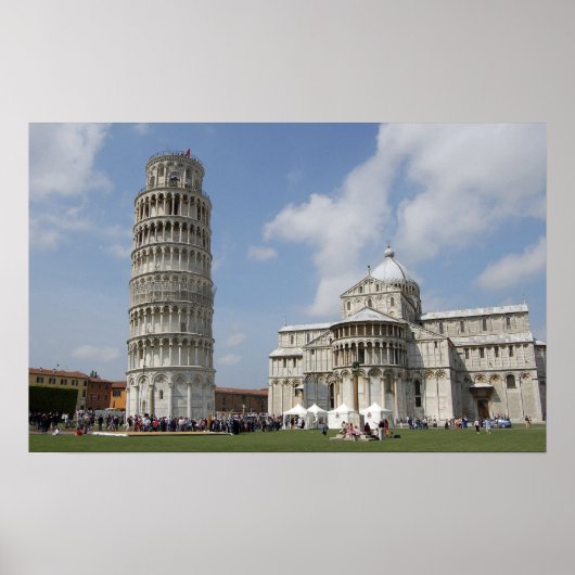 Italië, Pisa. Leaning Tower of Pisa Poster (Voorkant)