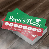 Italië Pizza Pasta Restaurant Loyalty Punch