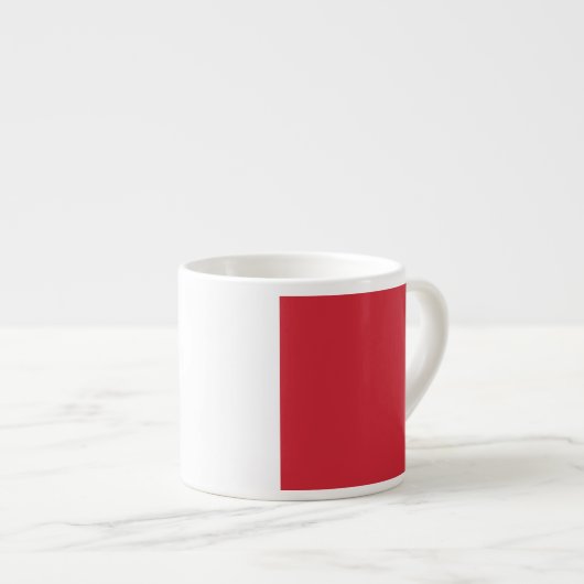 Italië Plain Flag Espresso Kop (Voorkant rechts)