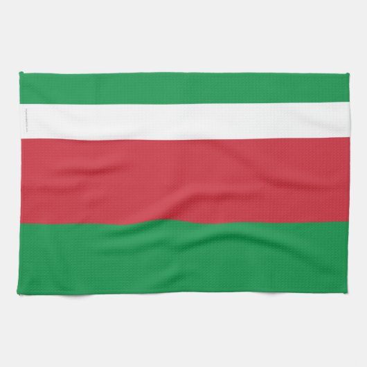 Italië Plain Flag Theedoek (Horizontaal)
