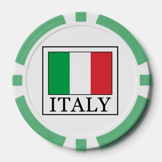 Italië Pokerchips (Voorkant)