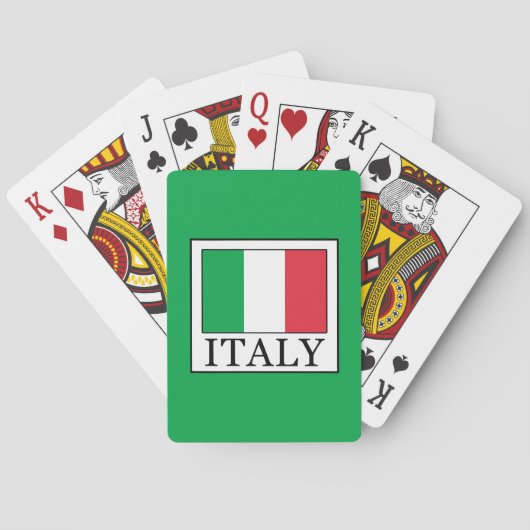 Italië Pokerkaarten (Achterkant)