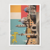 Italië Pop Art Travel Illustration Briefkaart (Voorkant)