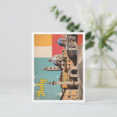 Italië Pop Art Travel Illustration Briefkaart (Staand voorkant)