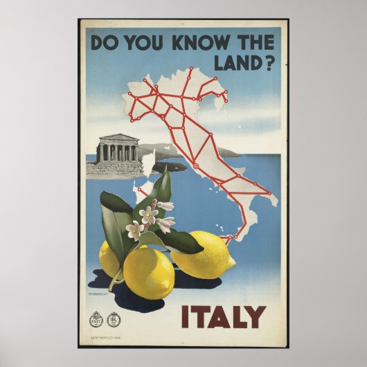 Italië Poster (Voorkant)