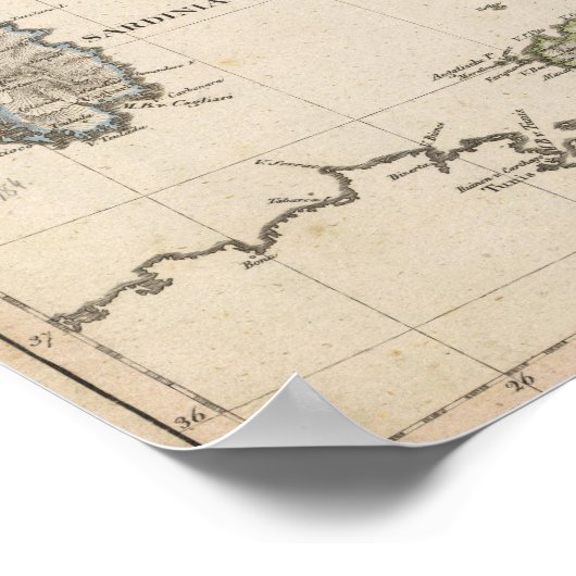 Italië Poster (Hoek)