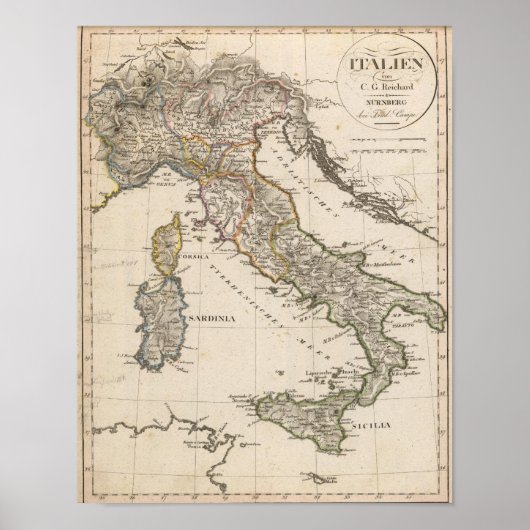 Italië Poster (Voorkant)