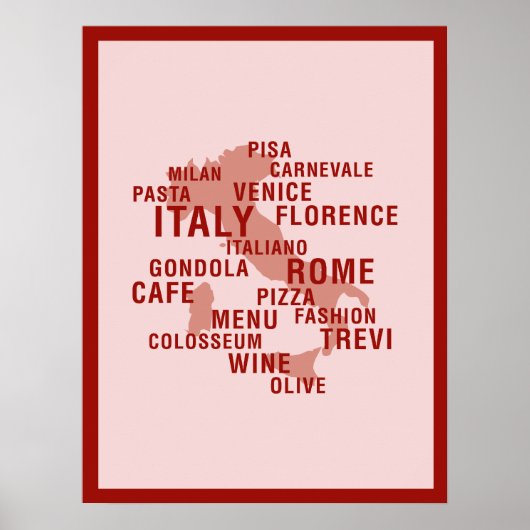 Italië Poster (Voorkant)