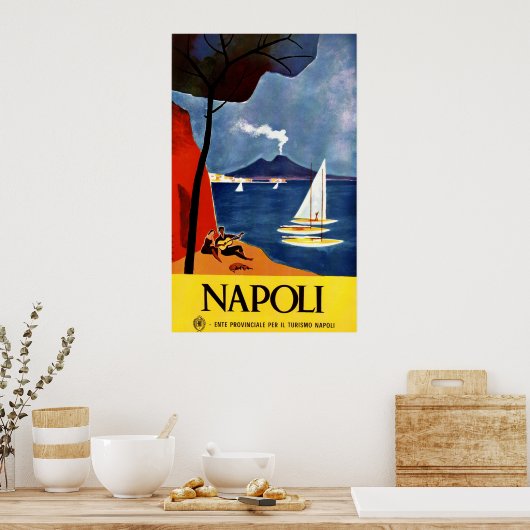 Italië poster vintage (Keuken)