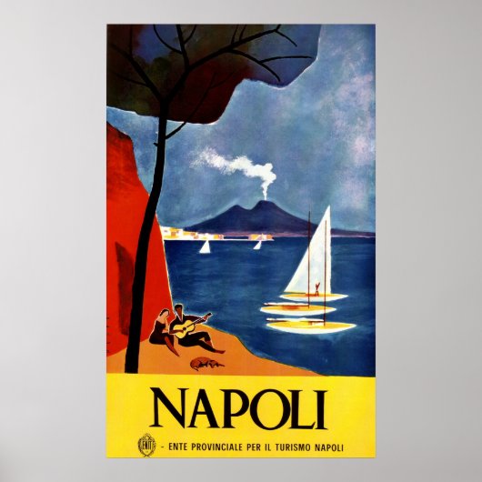 Italië poster vintage (Voorkant)