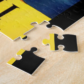 Italië poster vintage legpuzzel (Zijkant)