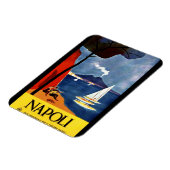 Italië poster vintage magneet (Linkerzijde)