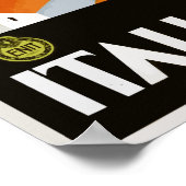 Italië Poster voor reizen door Italië - Italiaanse (Hoek)