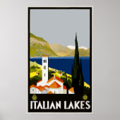 Italië Poster voor reizen door Italië - Italiaanse (Voorkant)
