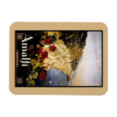 Italië Poster voor reizen langs de kust van Amalfi Magneet (Horizontaal)