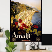 Italië Poster voor reizen met bestemming Italië (Thuiskantoor)