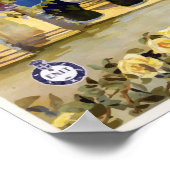 Italië Poster voor reizen met bestemming Italië (Hoek)