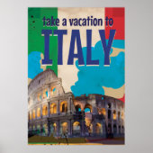 Italië poster voor reizen met bestemming Italië (Voorkant)