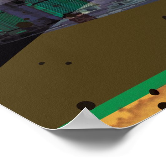 Italië poster voor reizen met bestemming Italië (Hoek)