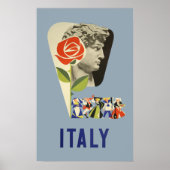 Italië Poster voor reizen met bestemming Italië (Voorkant)