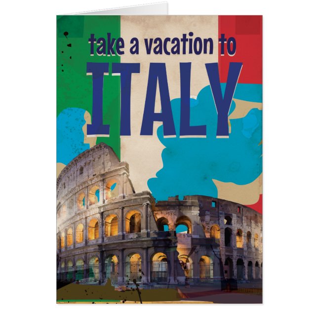 Italië poster voor reizen met bestemming Italië (Voorkant)