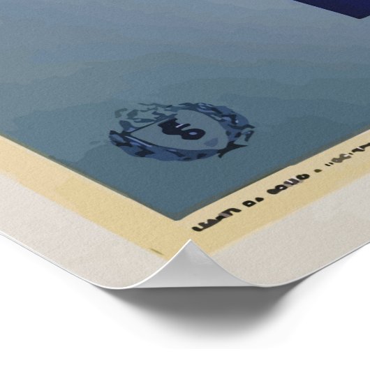 Italië Poster voor reizen met bestemming Italië (Hoek)