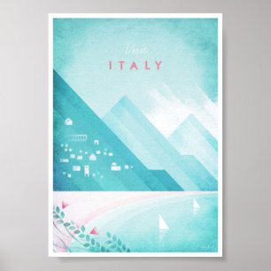 Italië Poster voor reizen met bestemming Italië