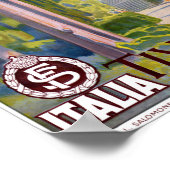 Italië Poster voor reizen met tussenkomst van tivo (Hoek)