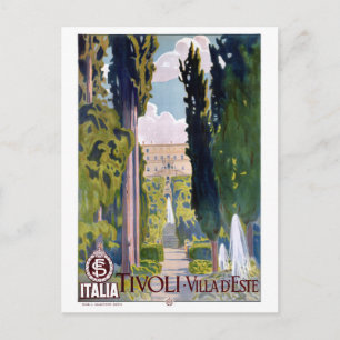 Italië Poster voor reizen met tussenkomst van tivo Briefkaart