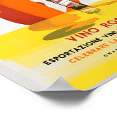 italië  poster wijn (Hoek)