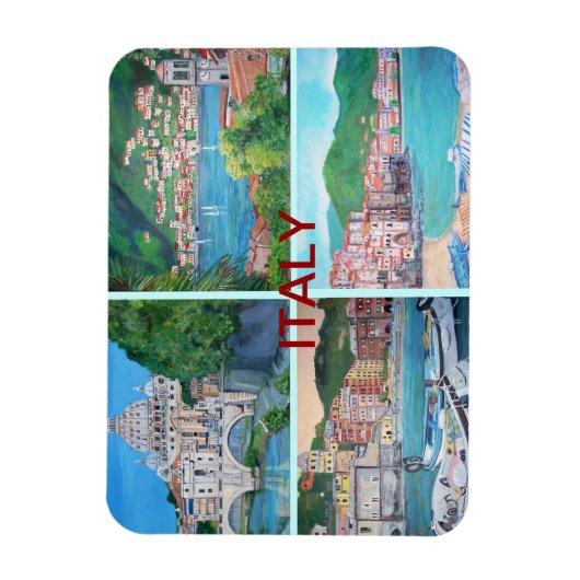 Italië Premium Flexi Magnet Magneet (Verticaal)