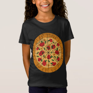 Italië Pride Foodie Italiaans Pizza Eten Pepperoni T-shirt