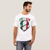 Italië Pride Vlag T-shirt (Voorkant volledig)