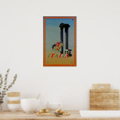 Italië Print Italiaanse Kunst Reisposter (Keuken)