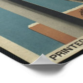 Italië Prints voor het reizen Poster en het terugh (Hoek)