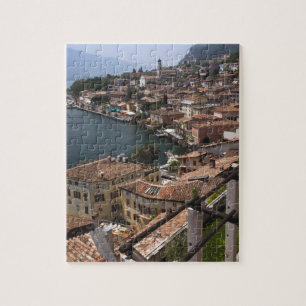 Italië, provincie Brescia, Limone sul Garda. Plaa Legpuzzel