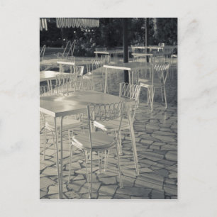 Italië, provincie Brescia, Sirmione. Cafe aan het  Briefkaart