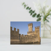 Italië, provincie Brescia, Sirmione. Castello Briefkaart (Staand voorkant)