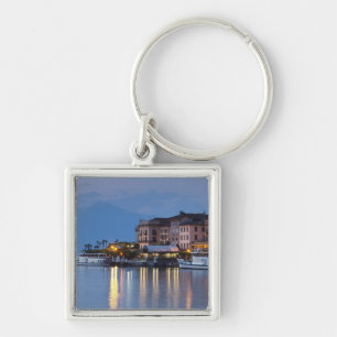 Italië, provincie Como, Bellagio. Gezicht op stad, Sleutelhanger