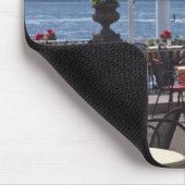 Italië, provincie Como, Bellagio. Lakeside café. Muismat (Hoek)