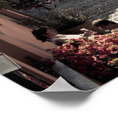 Italië, provincie Como, Bellagio. Salita 2 Poster (Hoek)