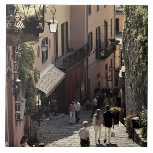 Italië, provincie Como, Bellagio. Salita 2 Tegeltje