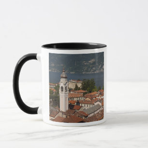 Italië, Provincie Como, Menaggio. Gezicht op stad Mok