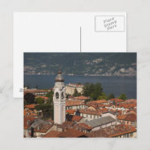 Italië, provincie Como, Menaggio. Uitzicht en 2 Briefkaart (Voorkant / Achterkant)