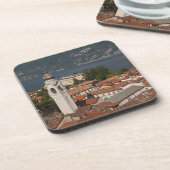 Italië, provincie Como, Menaggio. Uitzicht en 2 Drankjes Onderzetter (Linkerzijde)