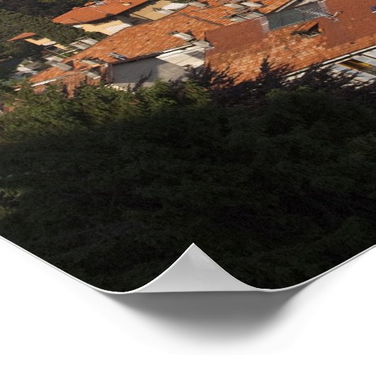 Italië, provincie Como, Menaggio. Uitzicht en Poster (Hoek)