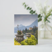 Italië, provincie Lecco, Varenna. Villa Monastero, Briefkaart (Staand voorkant)